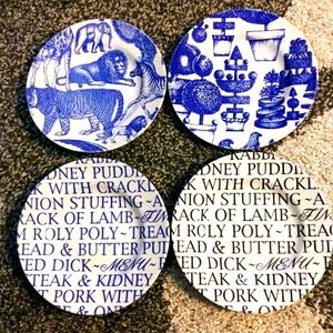 Spode Copeland Garrett 4 dessert plates England 1999